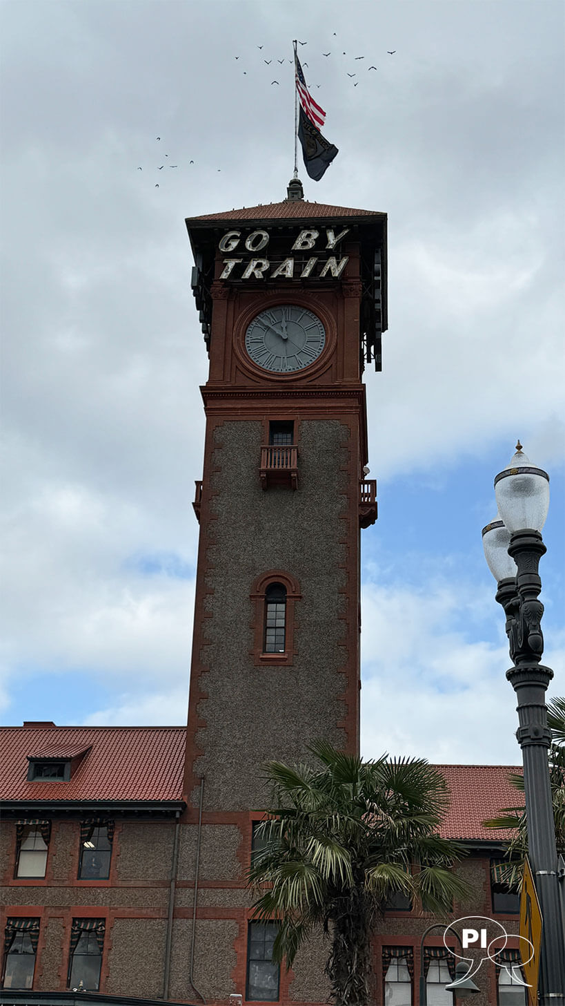 Union Station in Portland, Oregon - Tower Clock